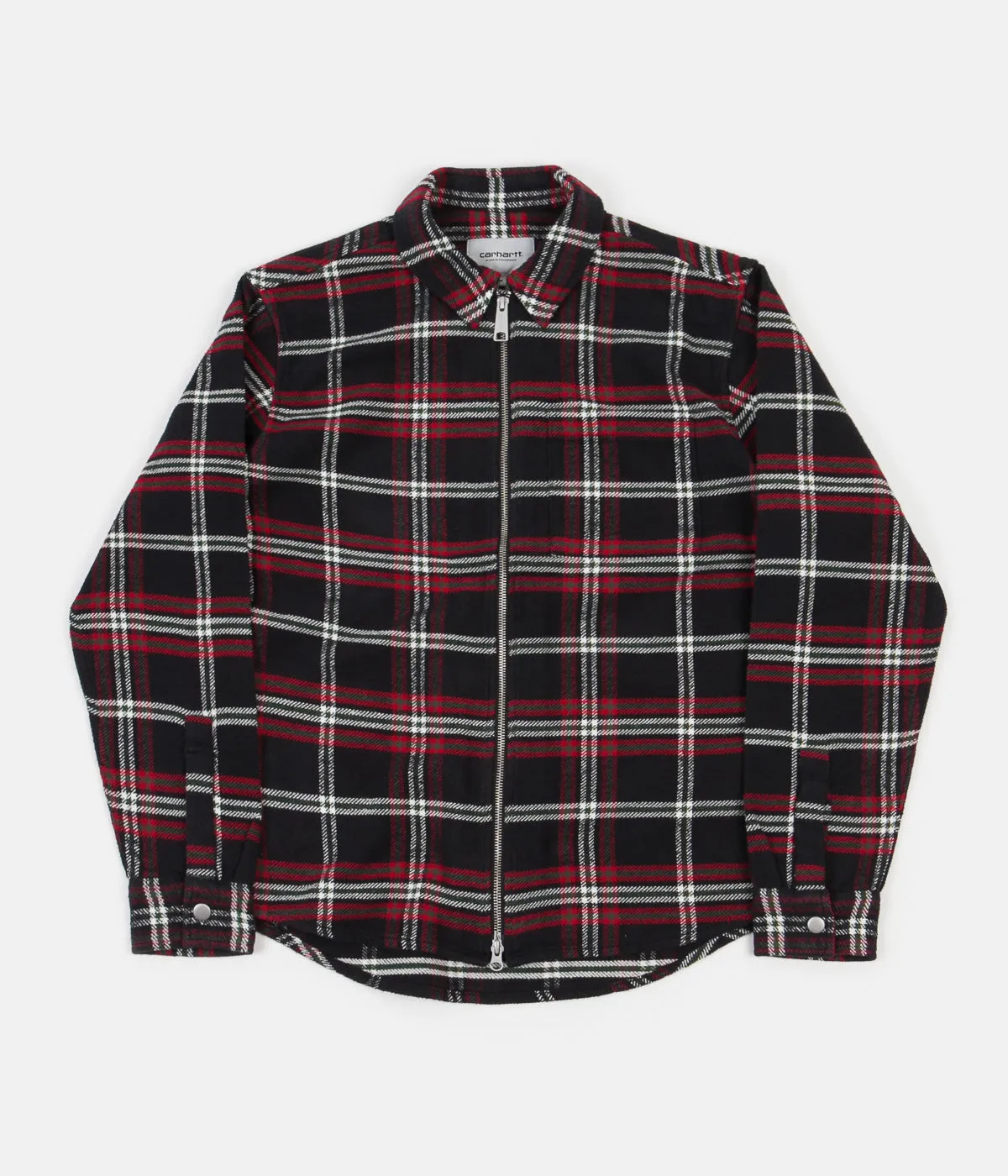 Carhartt Bryan Check Shirt - Black / Rocket