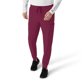 Carhartt Force Cross-Flex Men's Jogger Scrub Pant - Wine