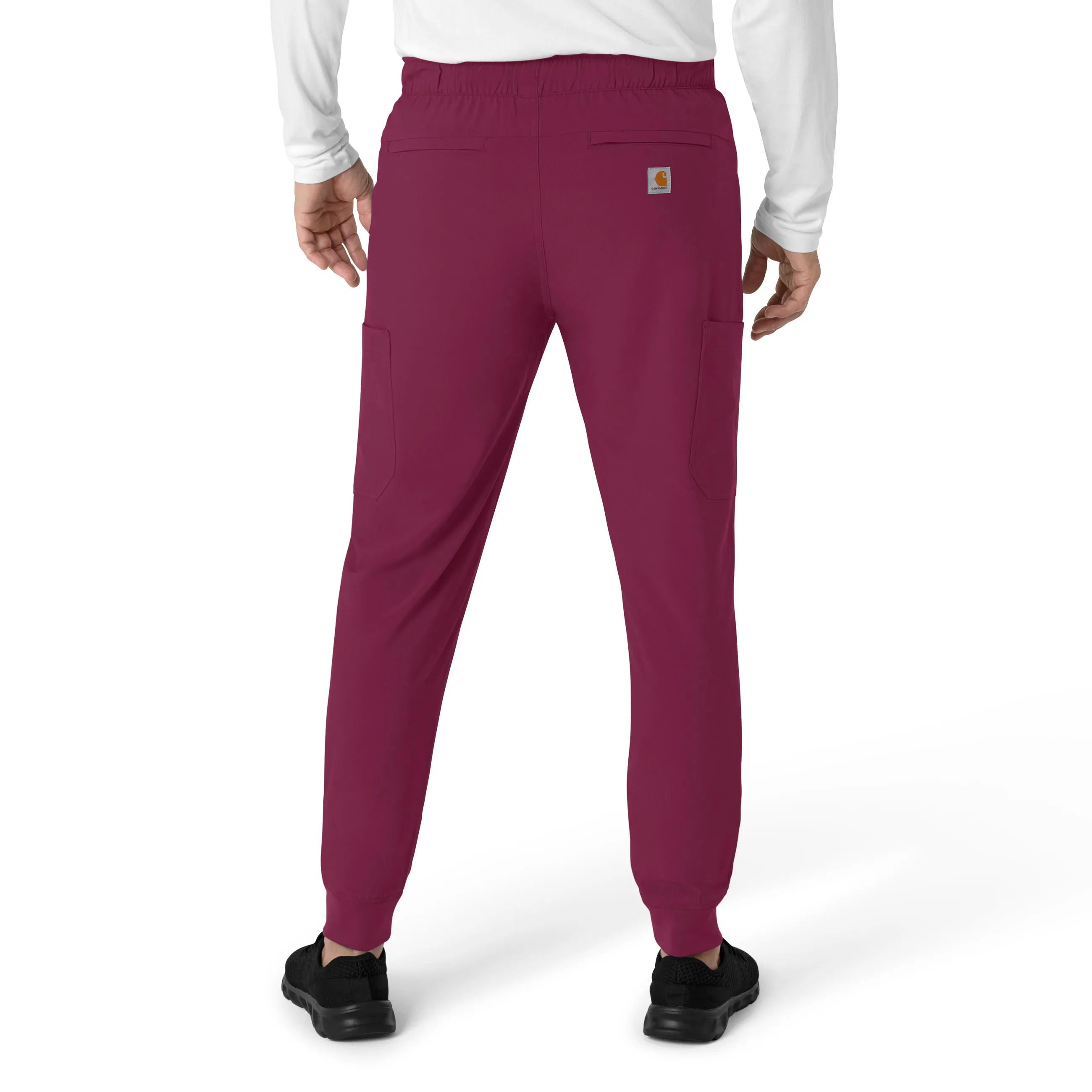 Carhartt Force Cross-Flex Men's Jogger Scrub Pant - Wine