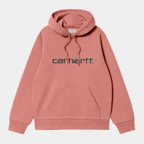 Carhartt WIP - Carhartt Pullover Hooded Sweatshirt - Dusty Rose / Sycamore Tree