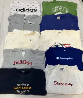 Champion, Lee, Levi's, Polo, Fila, Adidas, Jansport, Russell - 21 Pieces