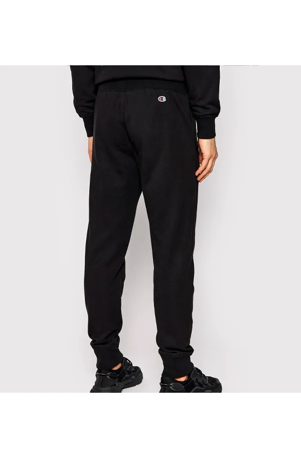 Champion Rochester Pant Rib Cuff Signature Logo Black