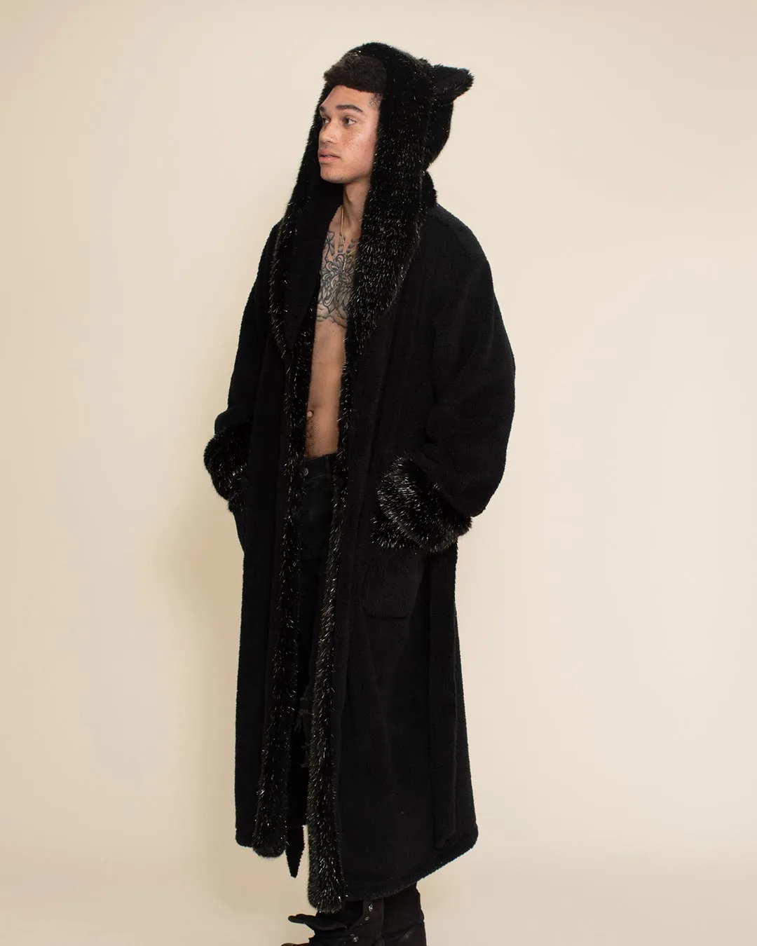 Classic Men's Luxury Black Robe | Black Panther