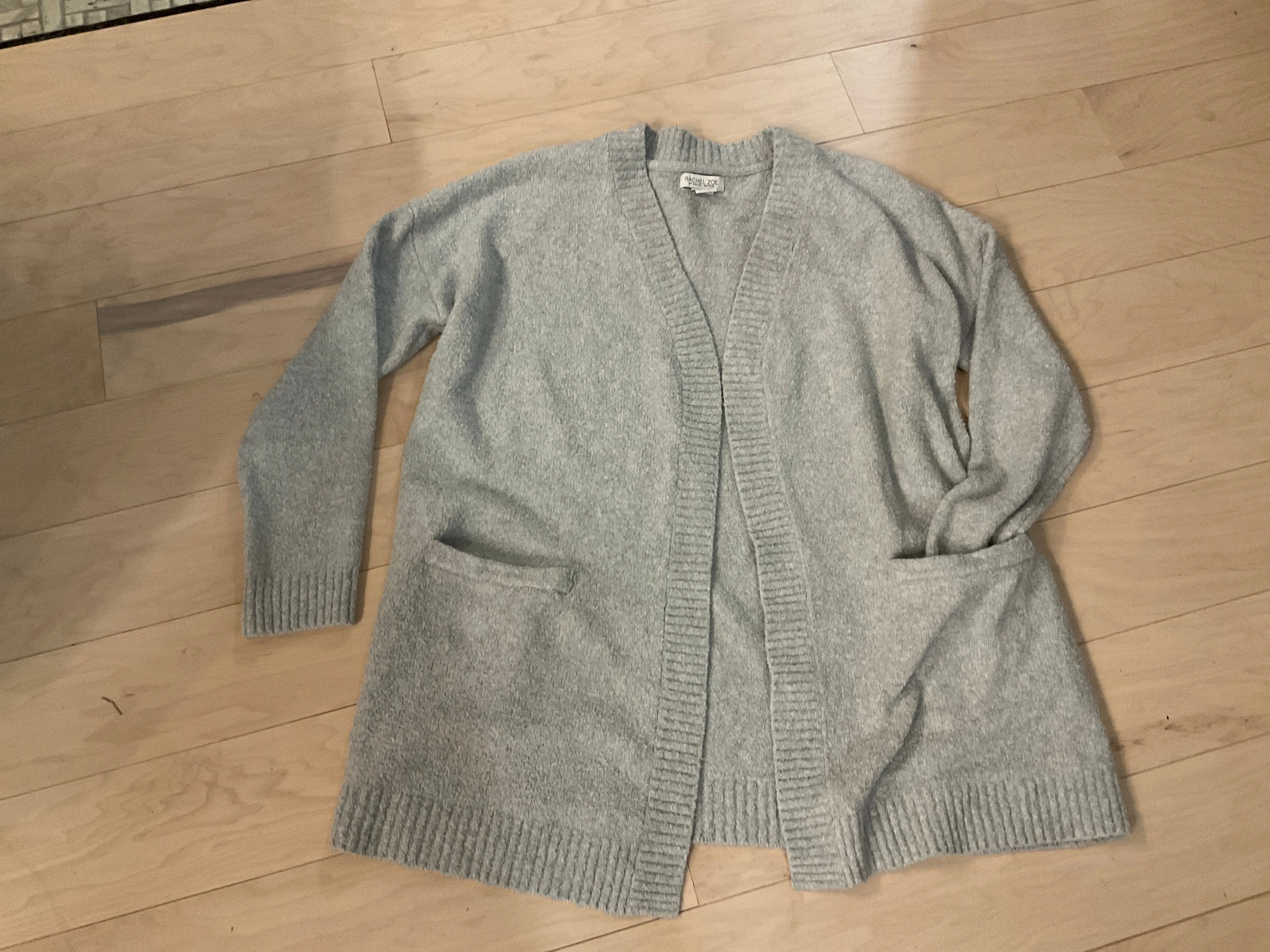 {{ClientCode}} GREY RACHEL ZOE CARDIGAN, XL