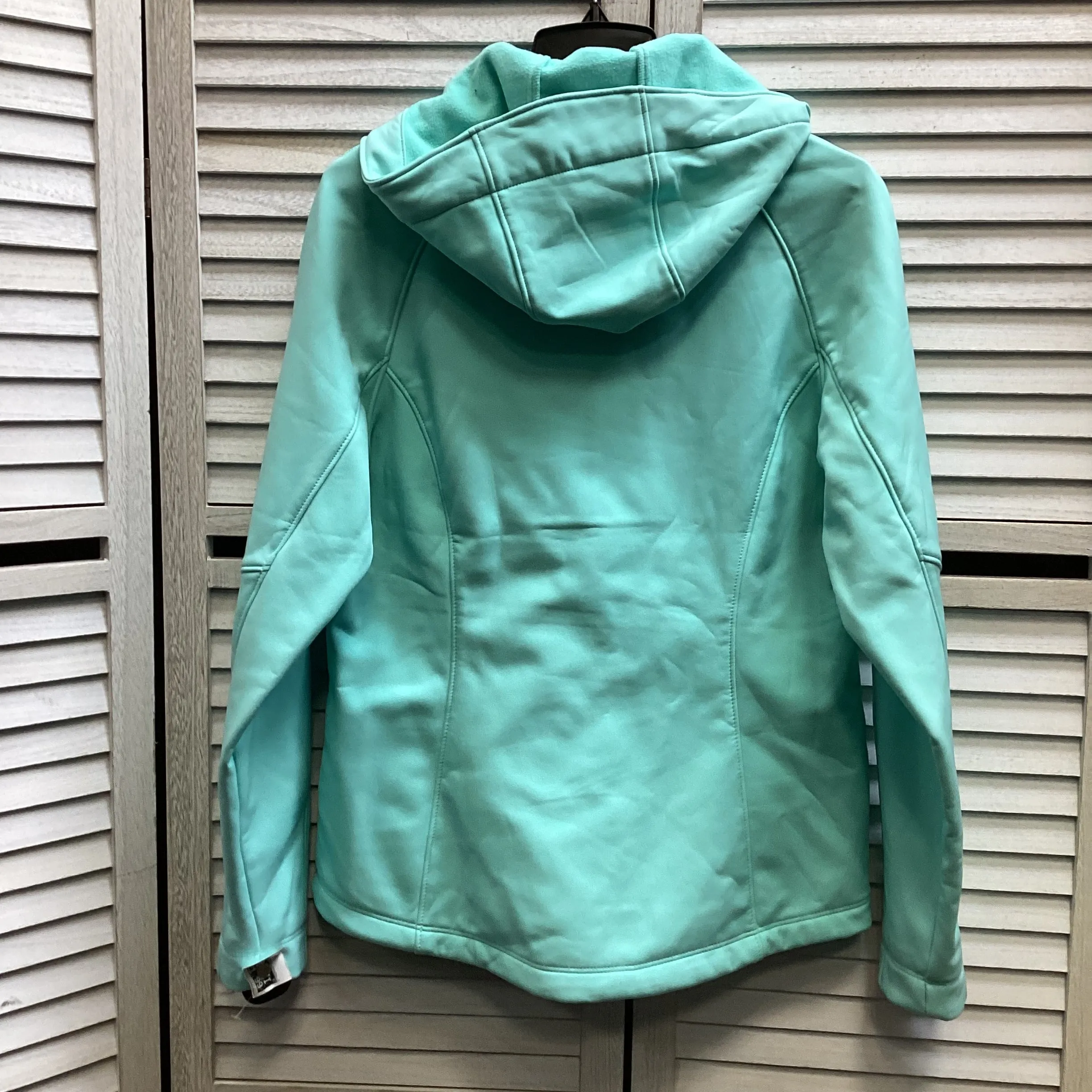 Coat Parka By Kirkland In Teal, Size: M