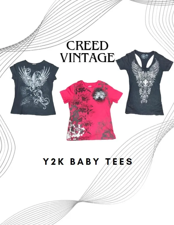 CR1484 All American Y2K Baby Tees - 15 Pcs