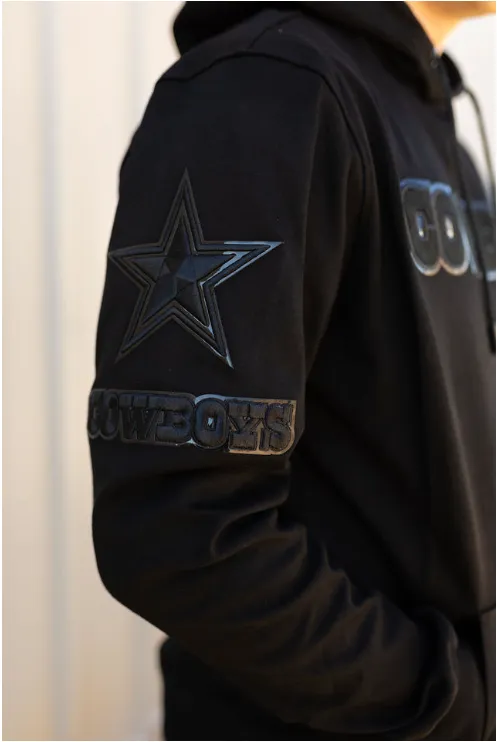 Dallas Cowboys Triple Black DK PO Hoodie