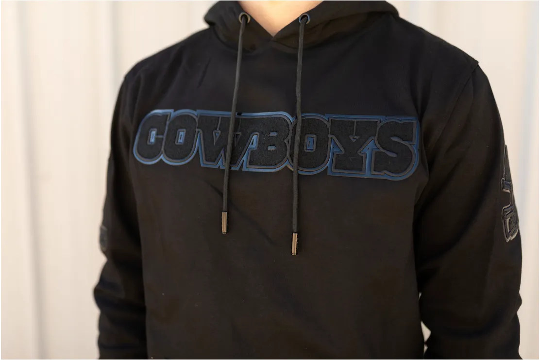 Dallas Cowboys Triple Black DK PO Hoodie