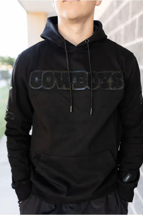 Dallas Cowboys Triple Black DK PO Hoodie