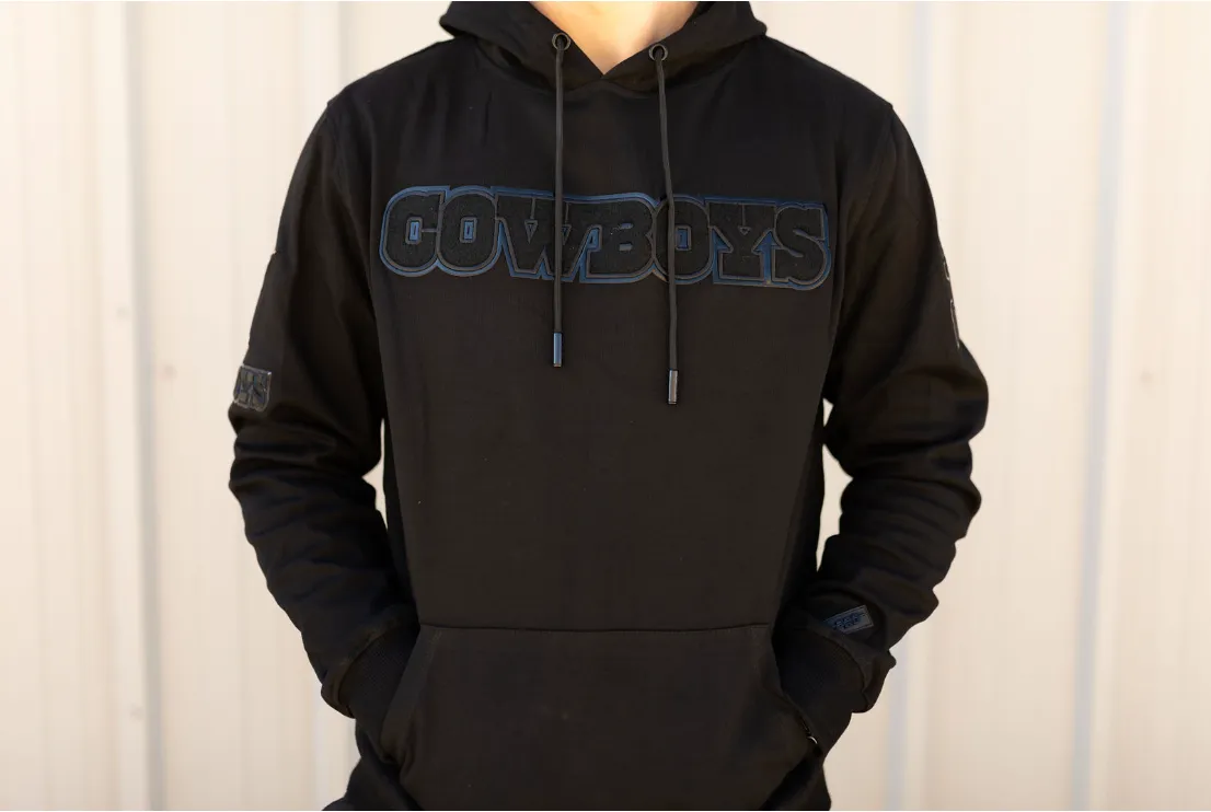 Dallas Cowboys Triple Black DK PO Hoodie