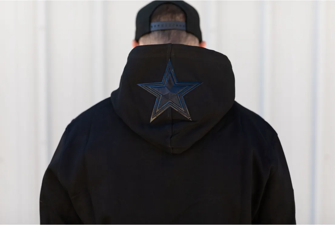 Dallas Cowboys Triple Black DK PO Hoodie