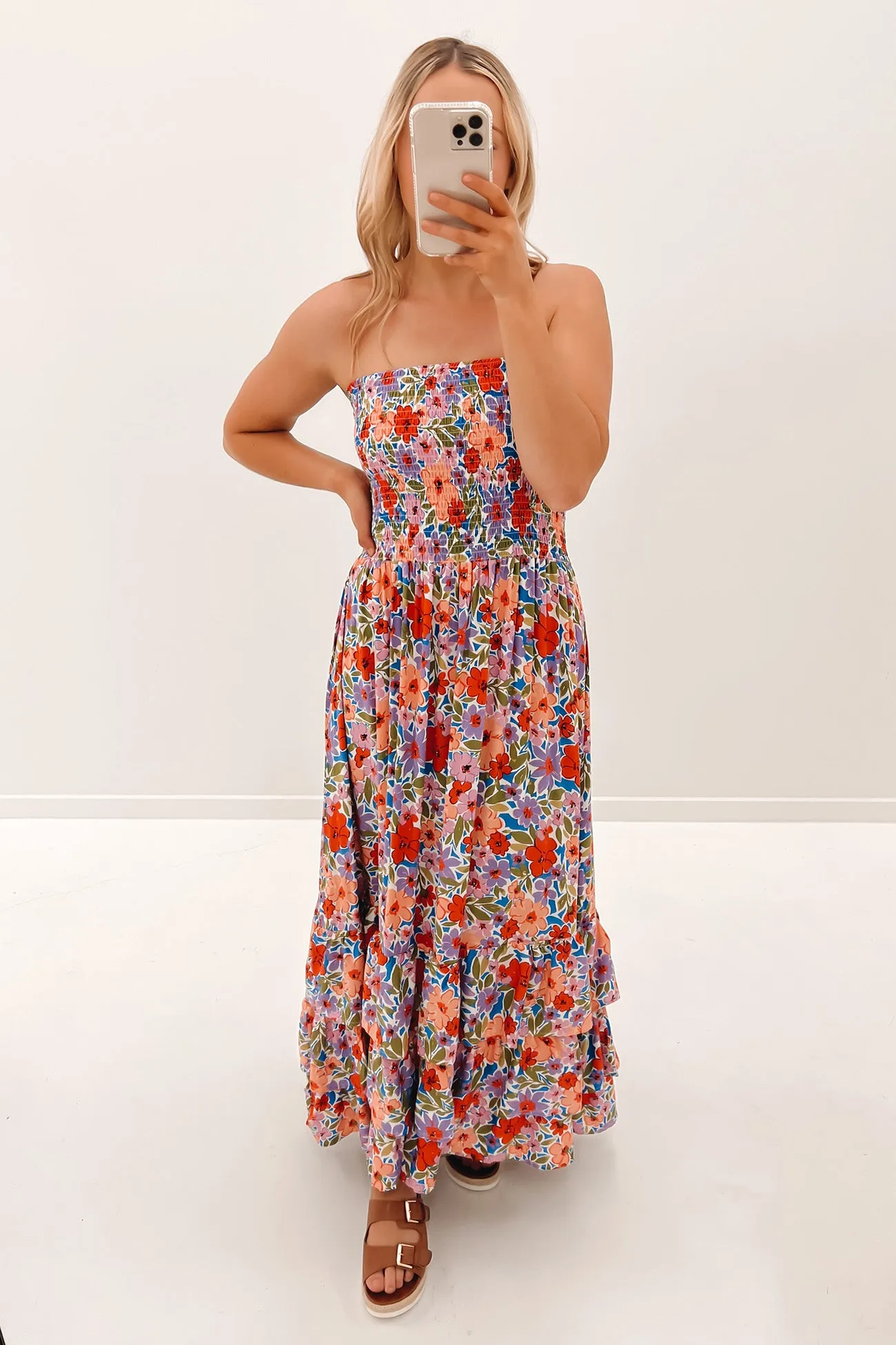 Dazie Maxi Dress Lilac Floral