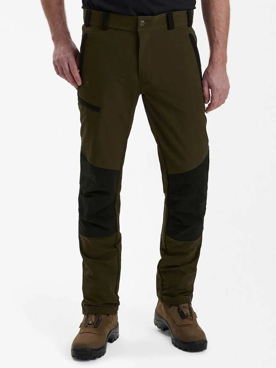 DEERHUNTER Strike Full Stretch Trousers - Mens - Fallen Leaf/Black