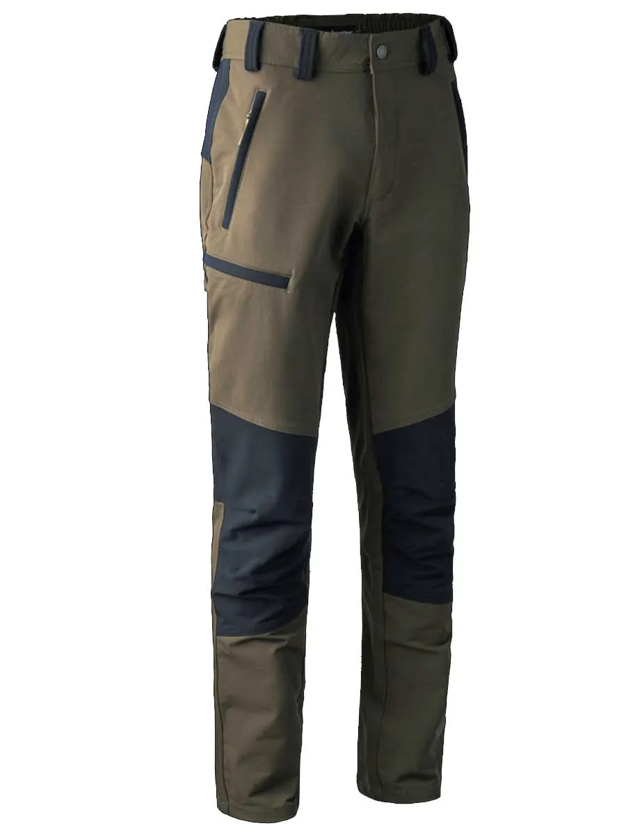 DEERHUNTER Strike Full Stretch Trousers - Mens - Fallen Leaf/Black