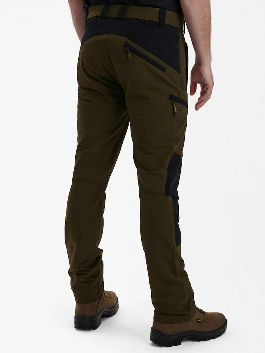 DEERHUNTER Strike Full Stretch Trousers - Mens - Fallen Leaf/Black