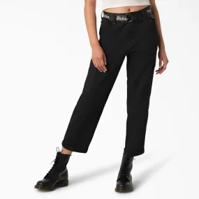 DICKIES - WOMENS CARGO CROPPED FIT CONTRAST STITCH