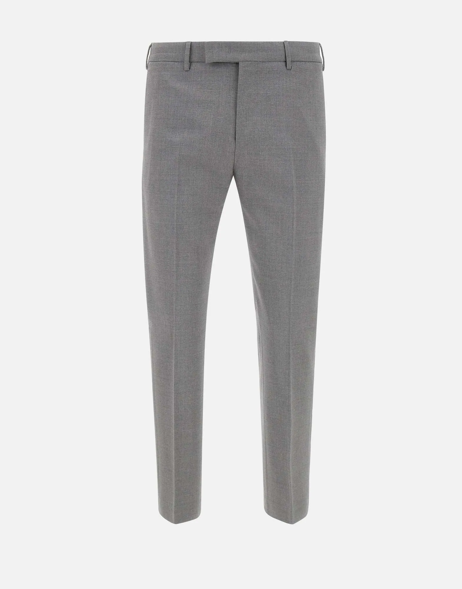 Dieci Men's Wool Trousers in Light Grey