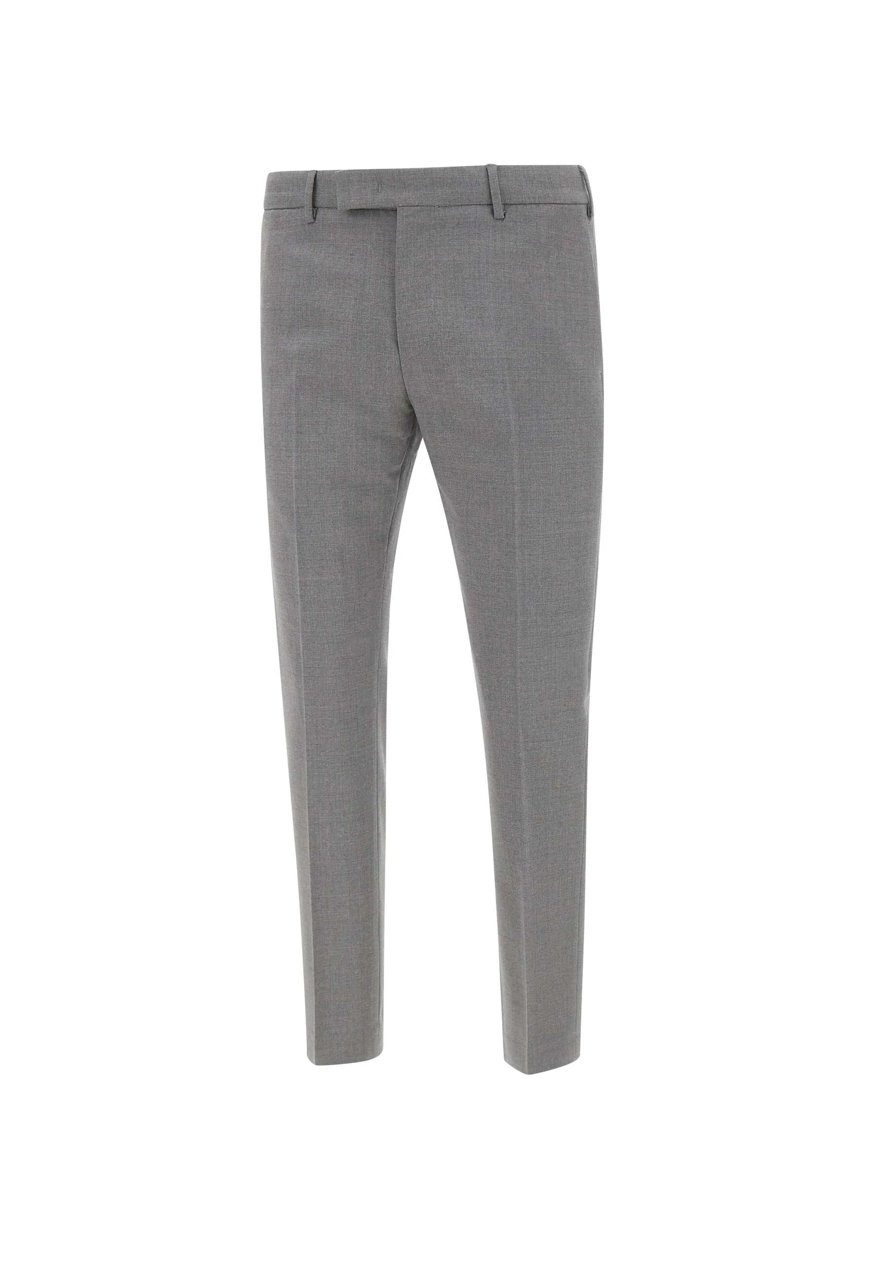 Dieci Men's Wool Trousers in Light Grey