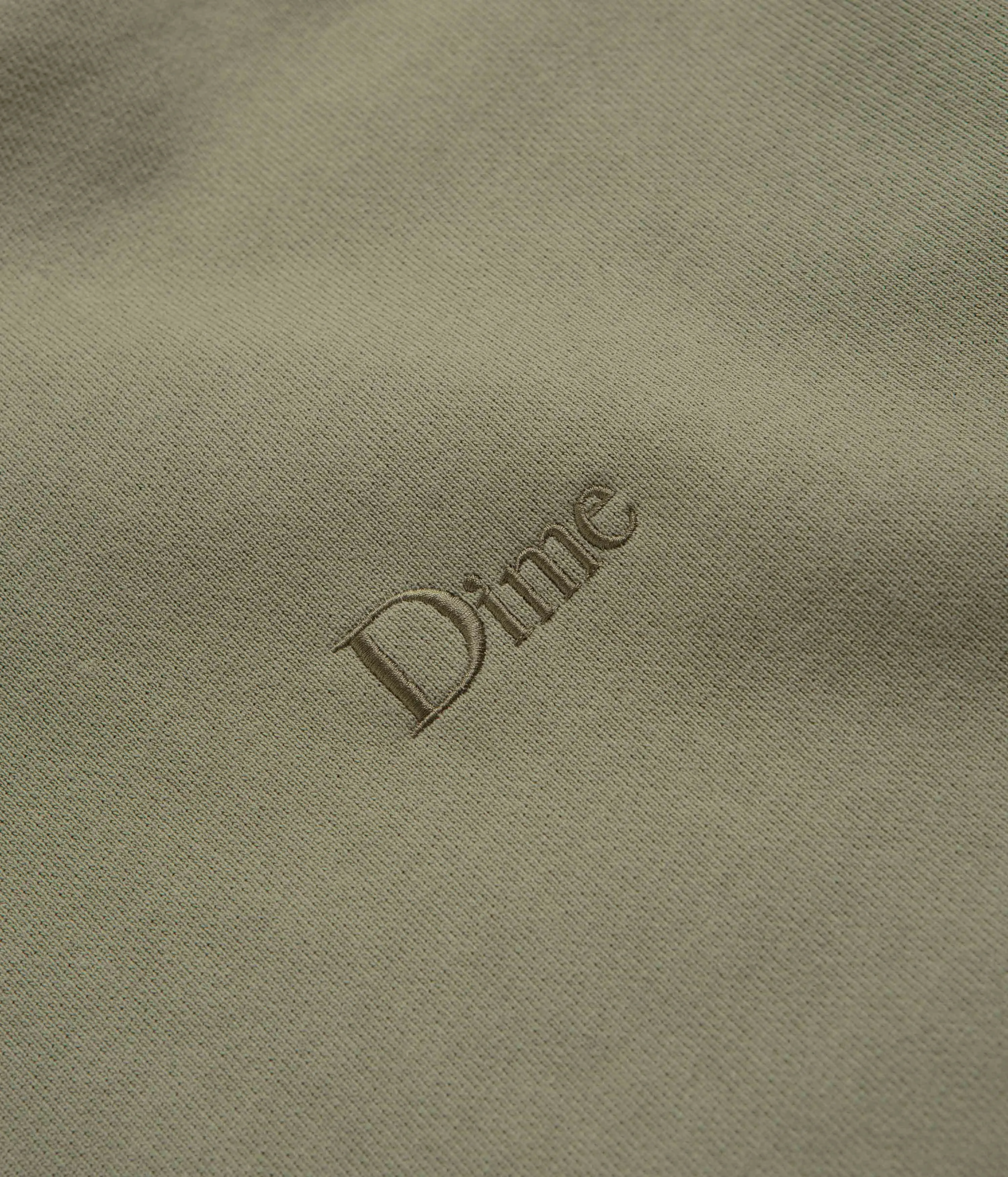 Dime Classic Small Logo Hoodie - Warm Khaki