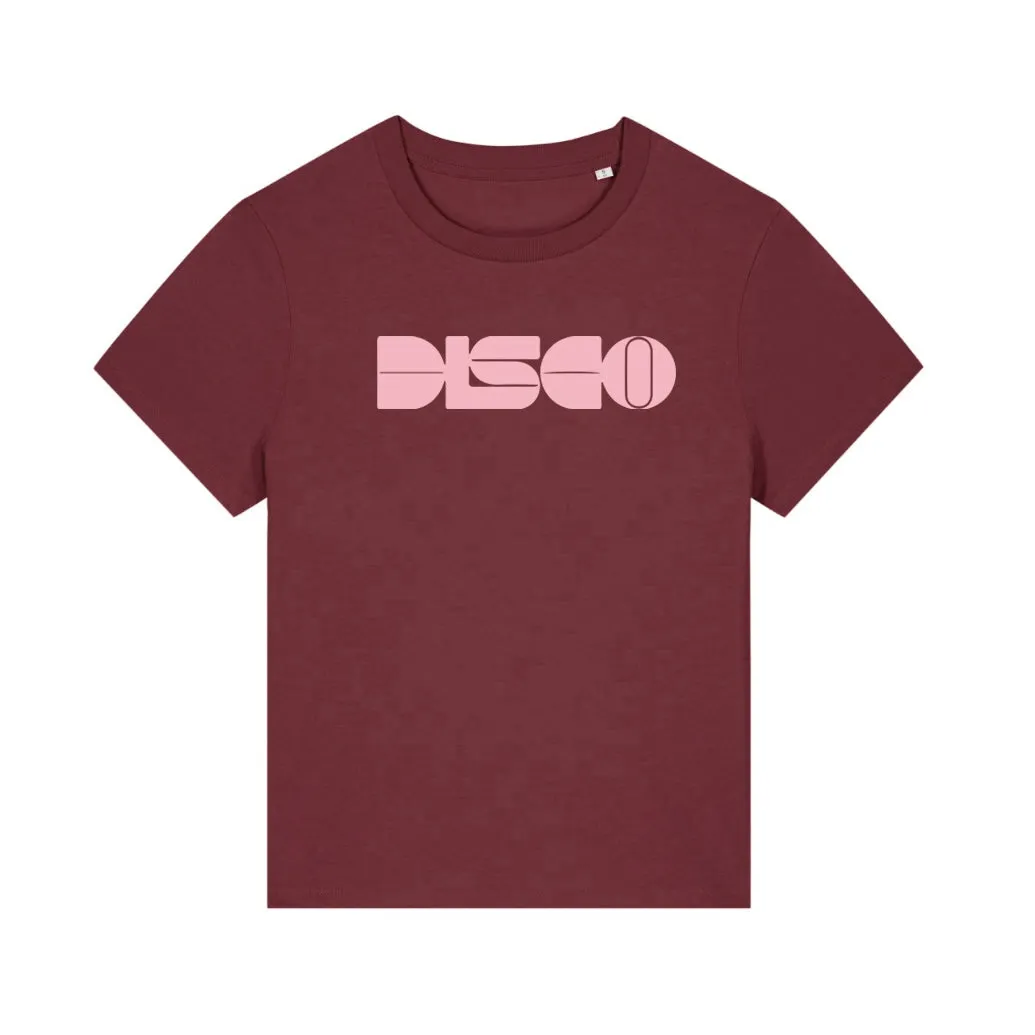 Disco Tshirt Burgundy