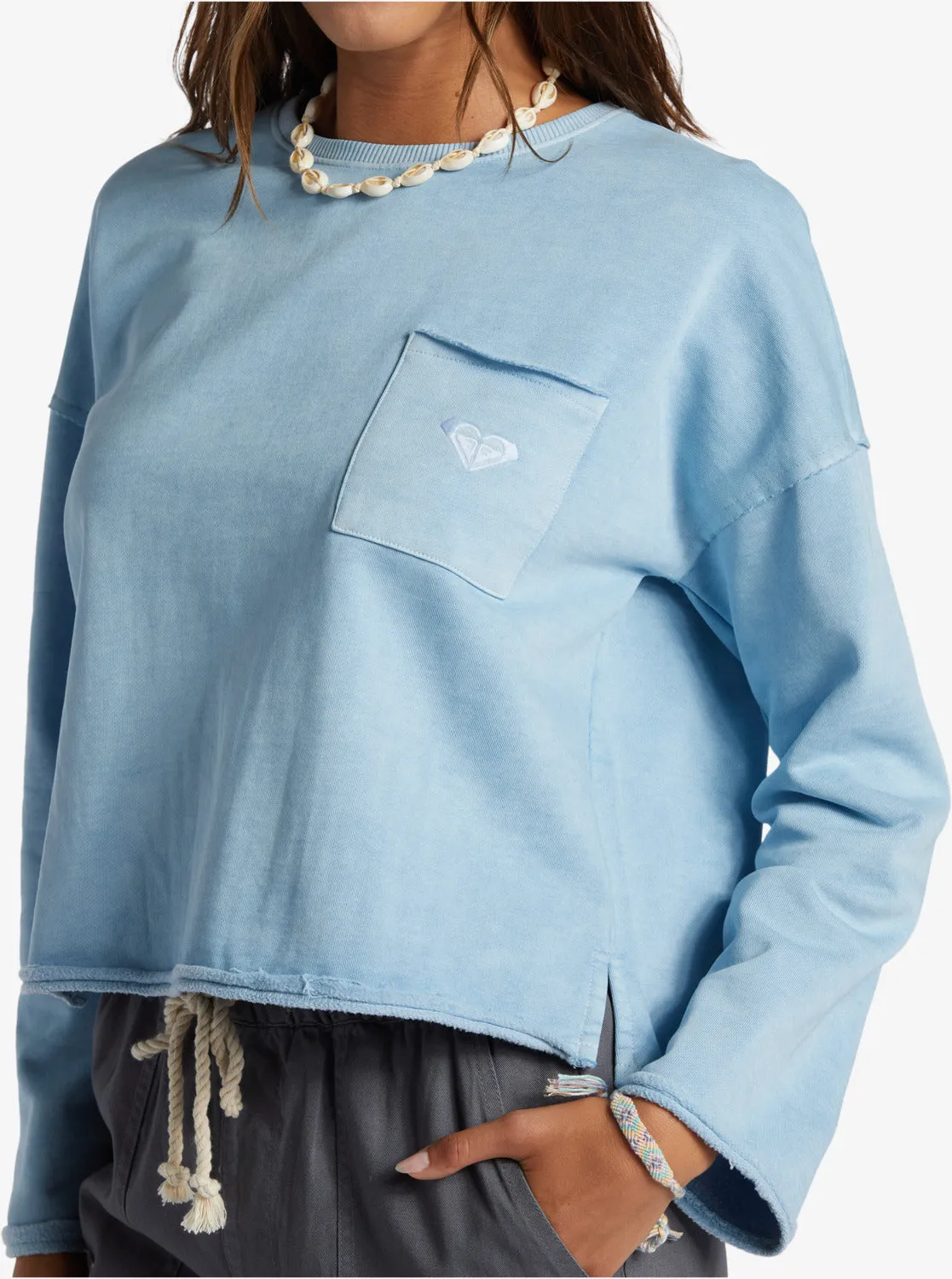 Doheny Crew Neck Sweatshirt - Bel Air Blue