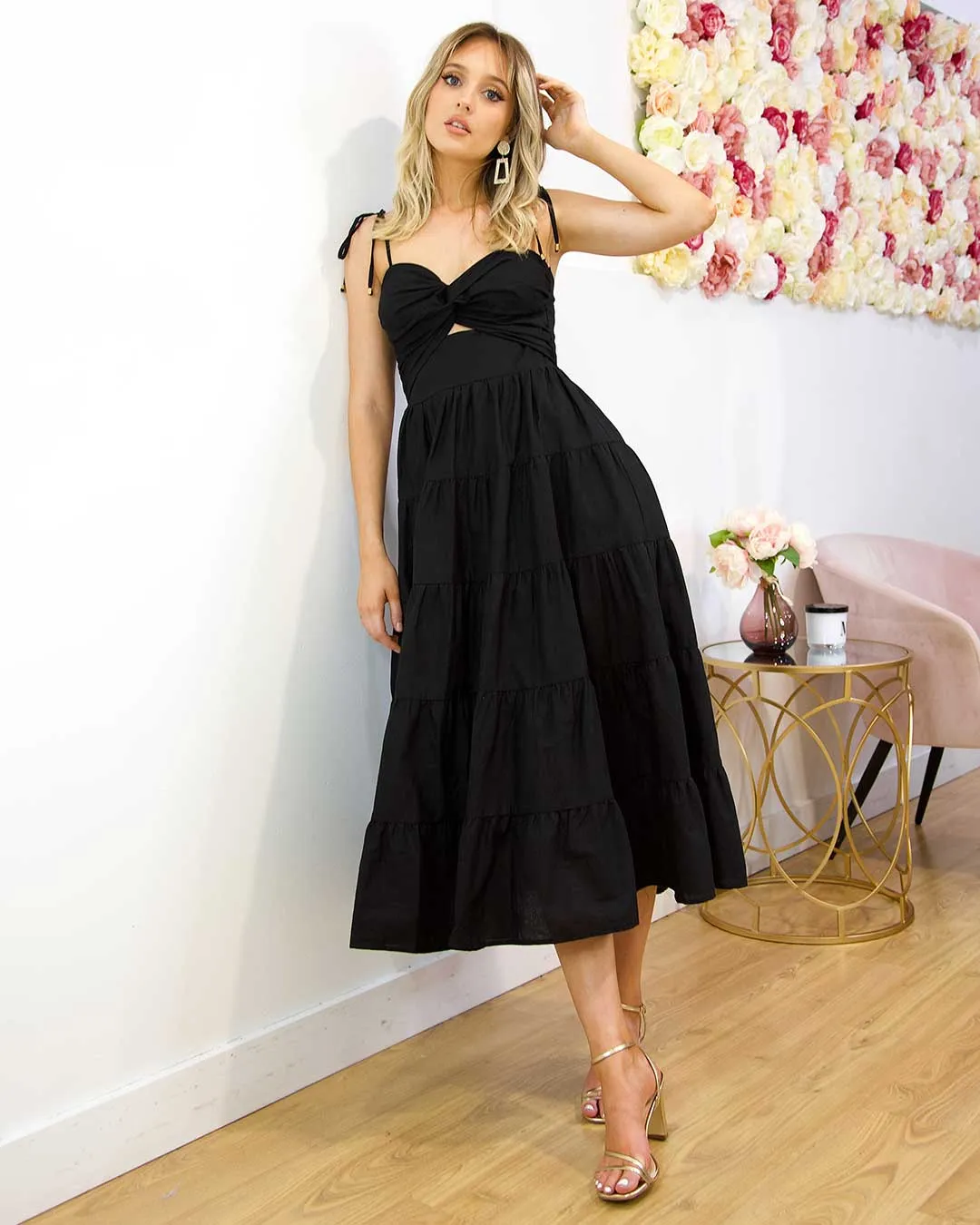 Dominique Maxi Dress - Black