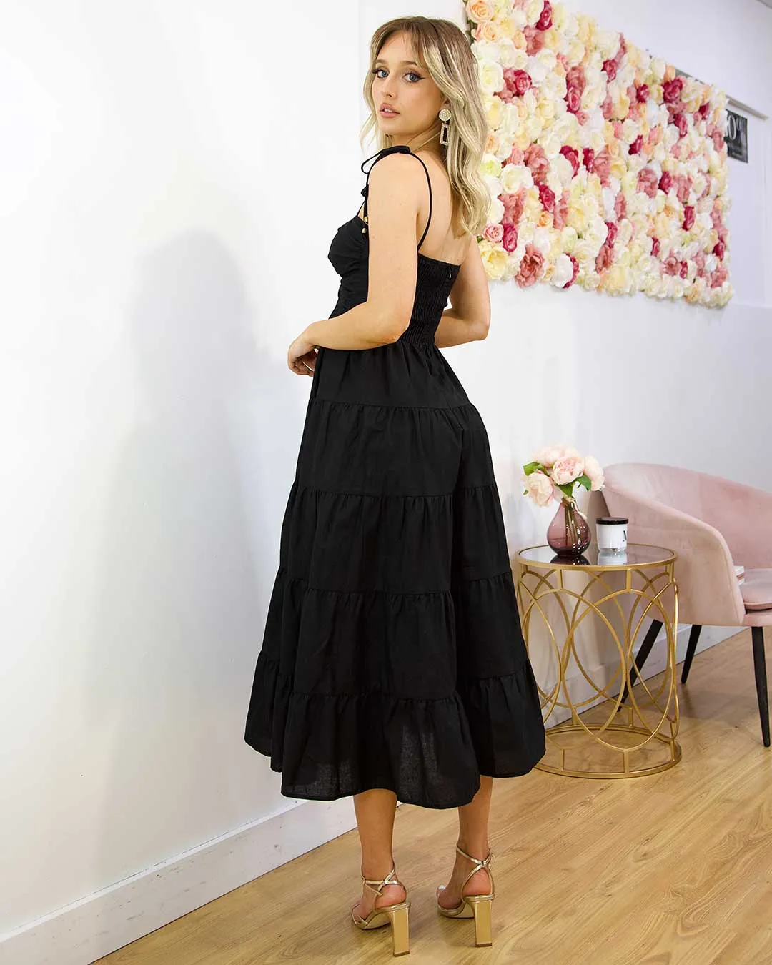 Dominique Maxi Dress - Black