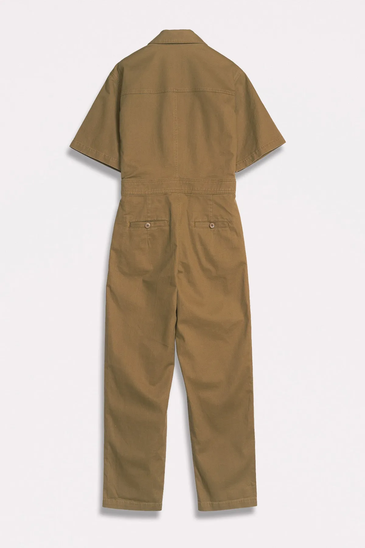 DSTLD Women's Utility Jumpsuit in Ermine