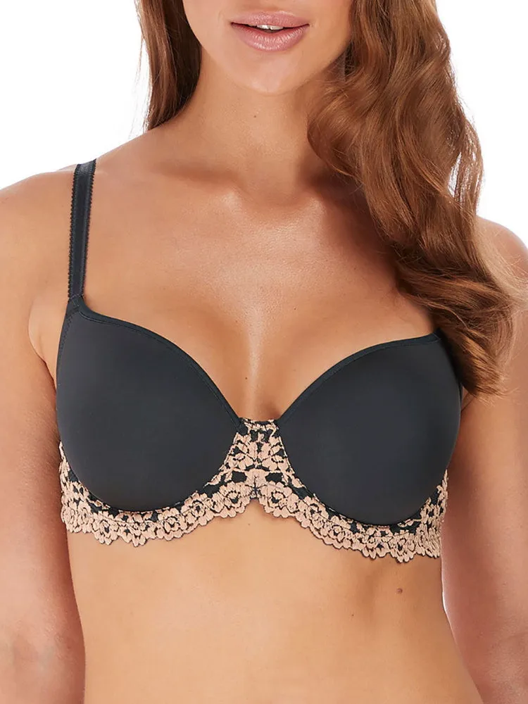 Embrace Lace Contour Bra - Ebony/Shifting Sand