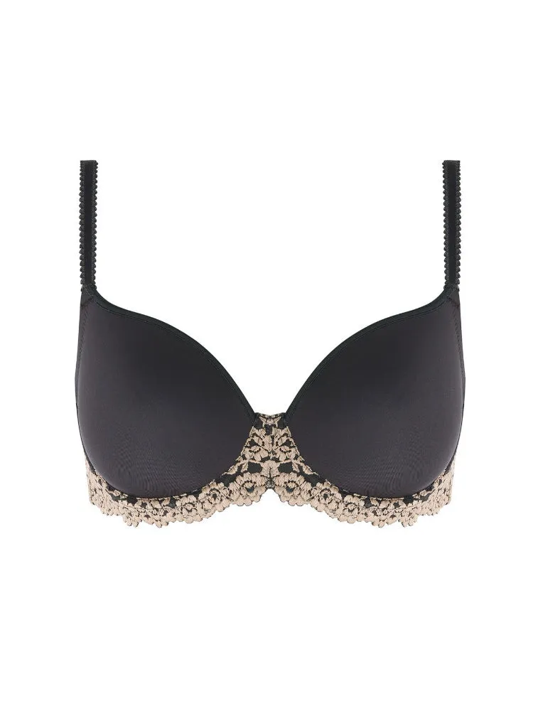 Embrace Lace Contour Bra - Ebony/Shifting Sand