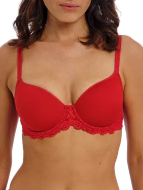 Embrace Lace Contour Bra - Equestrian Red