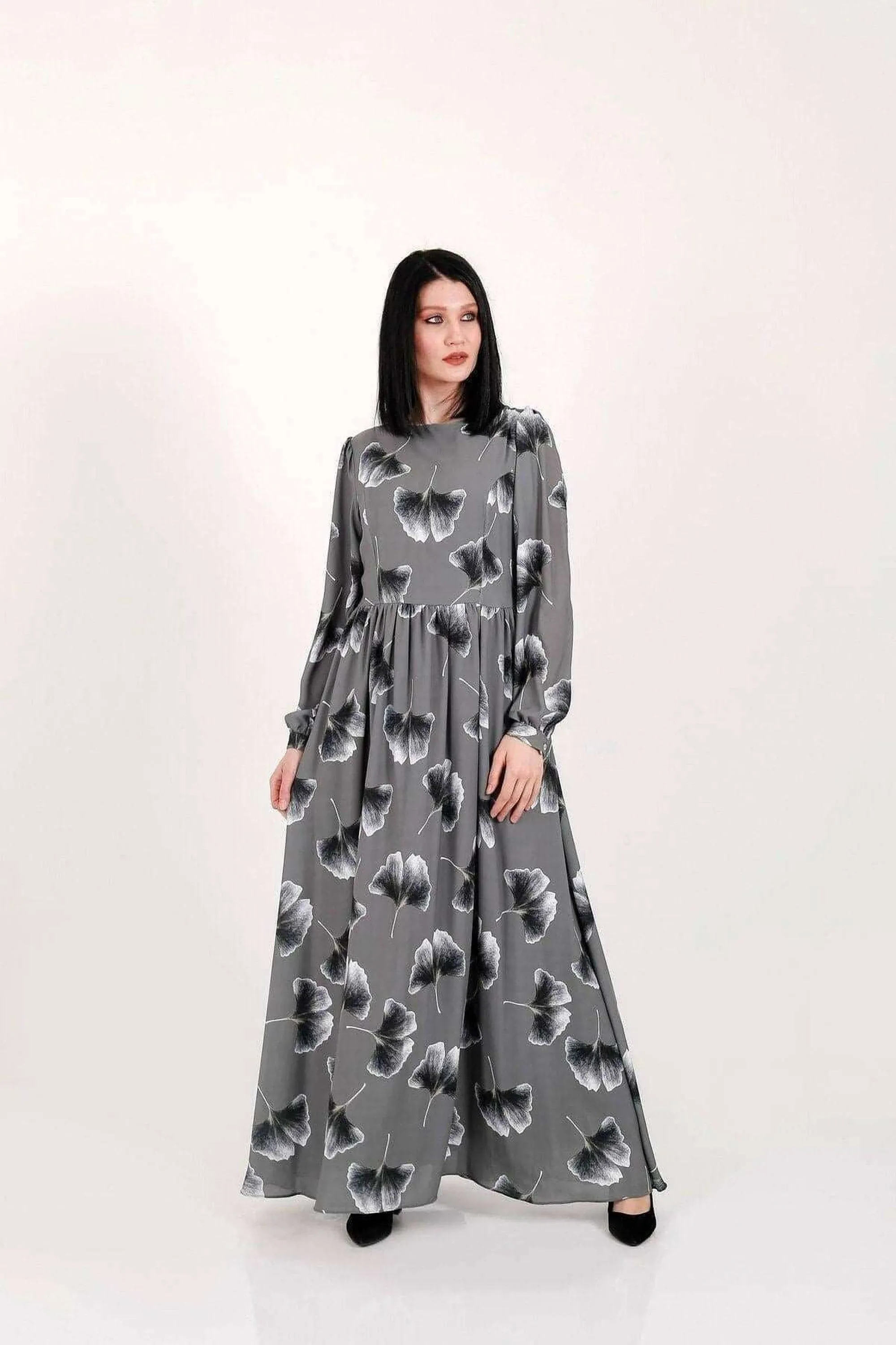 Emma Long Maxi Dress with Long Sleeves