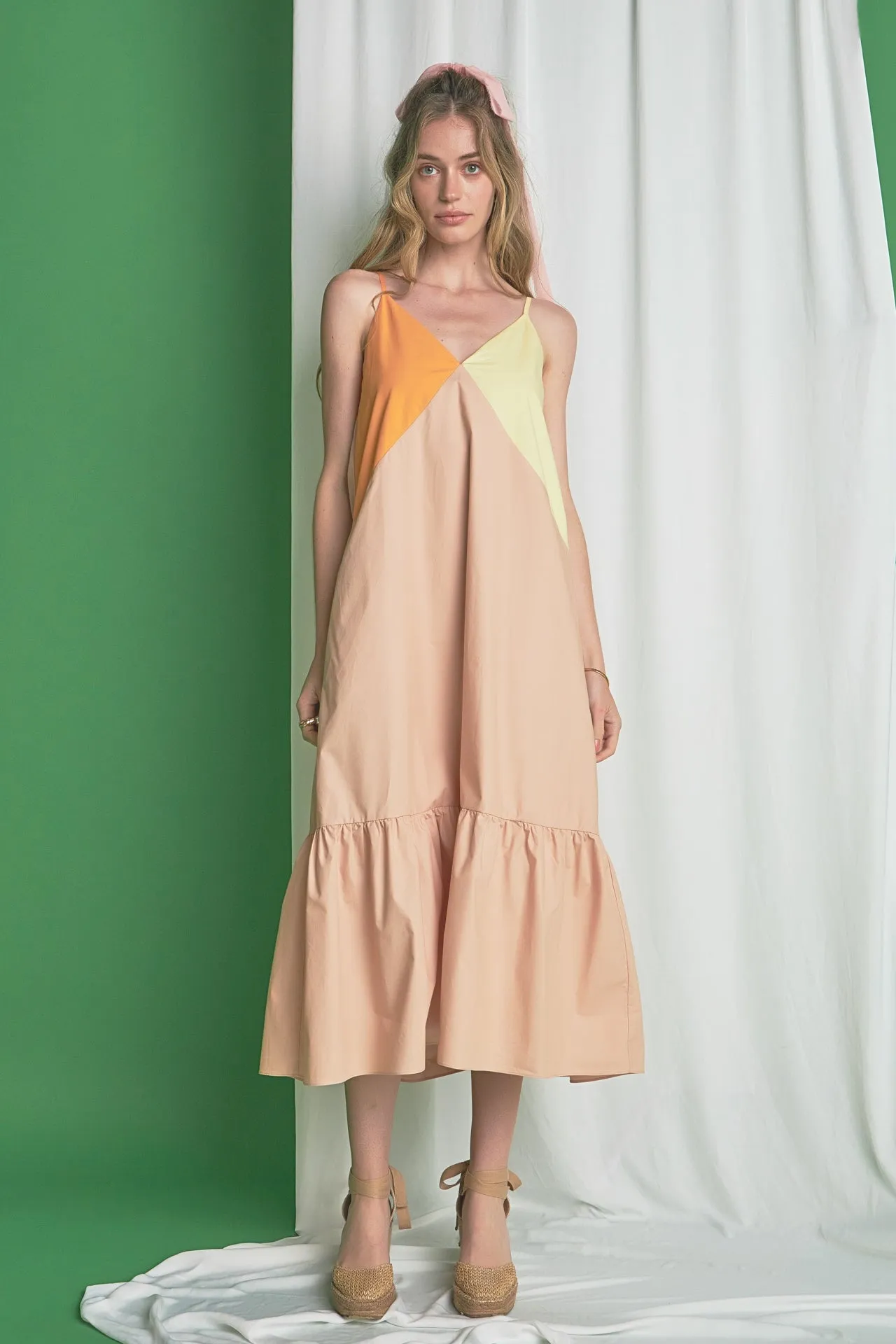 English Factory - Color Block Maxi Dress