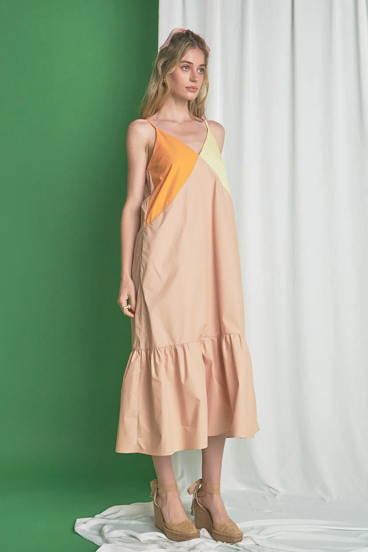 English Factory - Color Block Maxi Dress