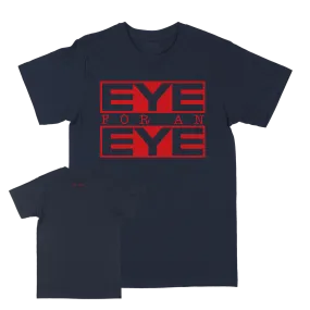 Eye For An Eye "Classic: Red" Navy T-Shirt