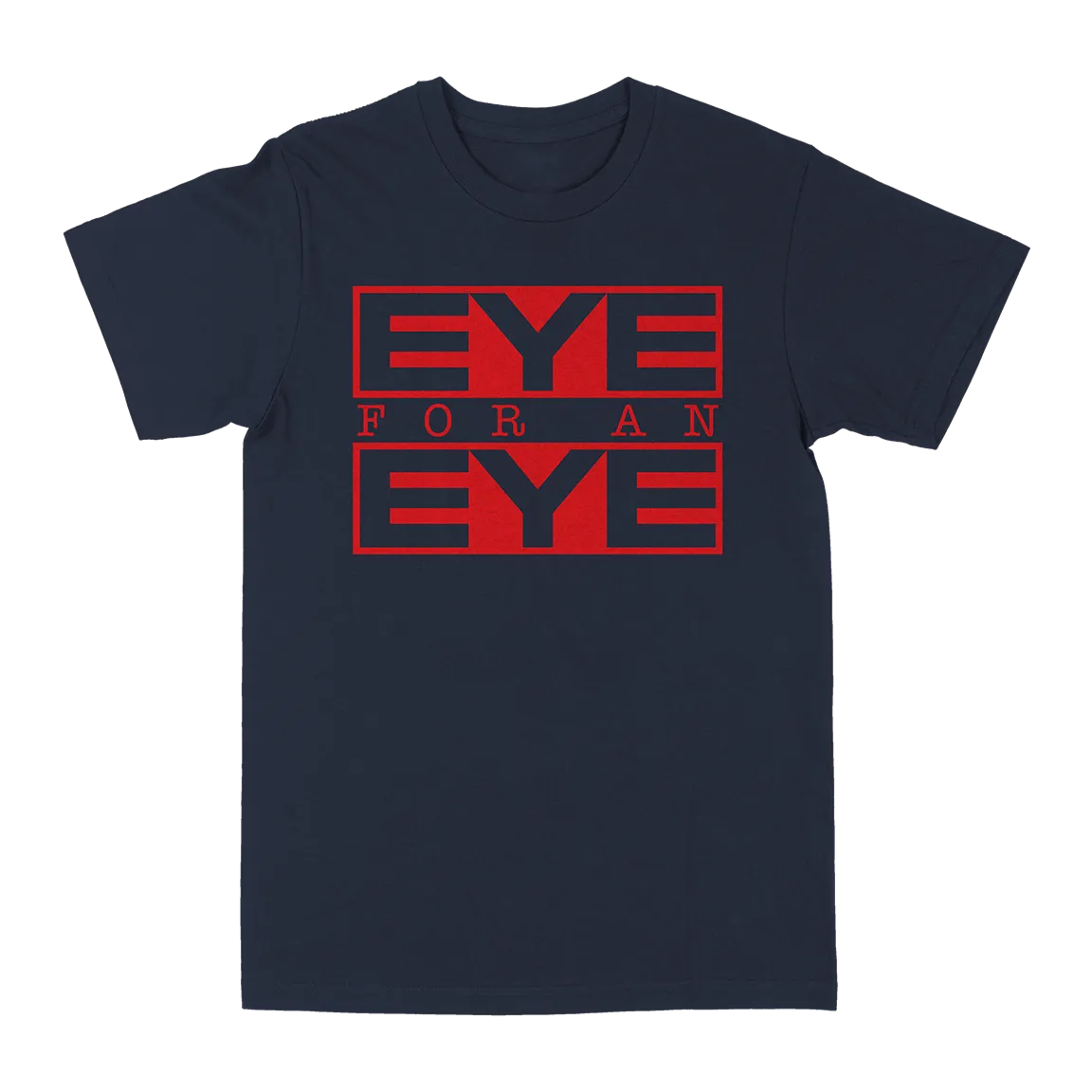 Eye For An Eye "Classic: Red" Navy T-Shirt