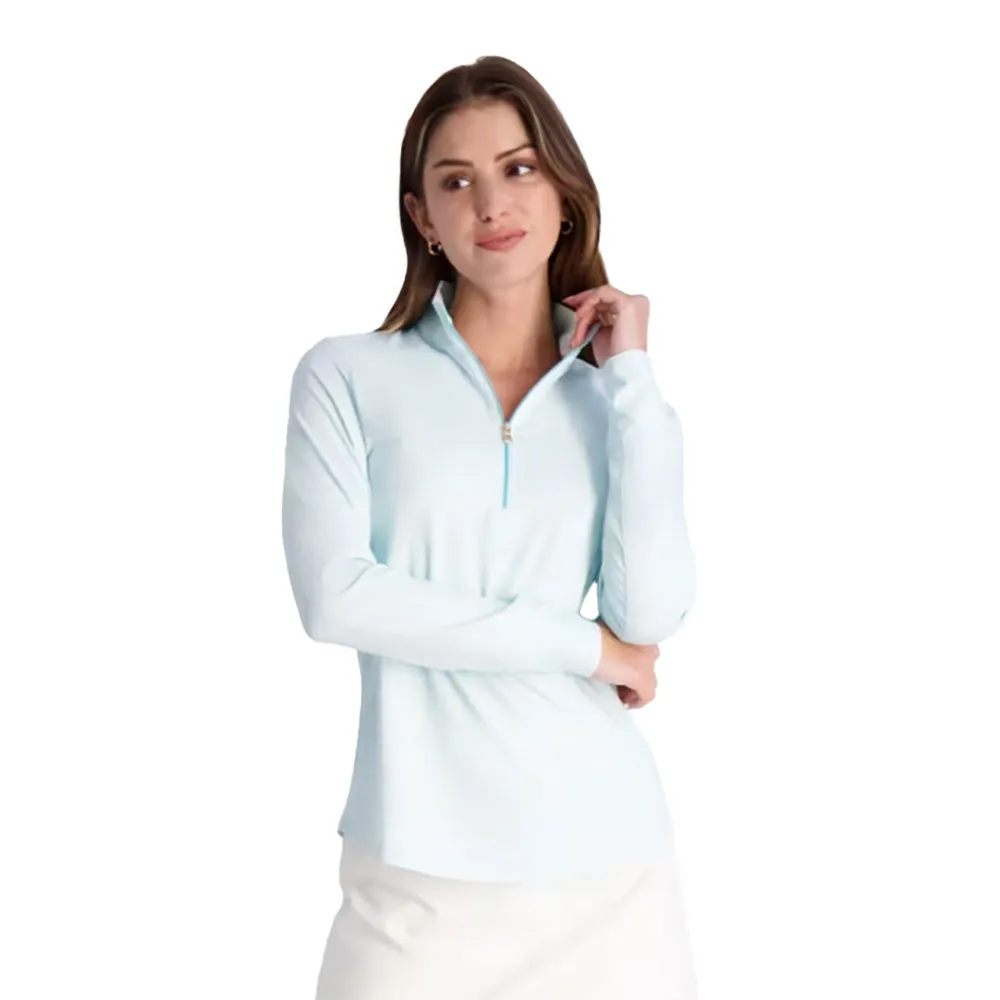 Fairway and Greene Elsie Zip Mock Womens Golf Pullover