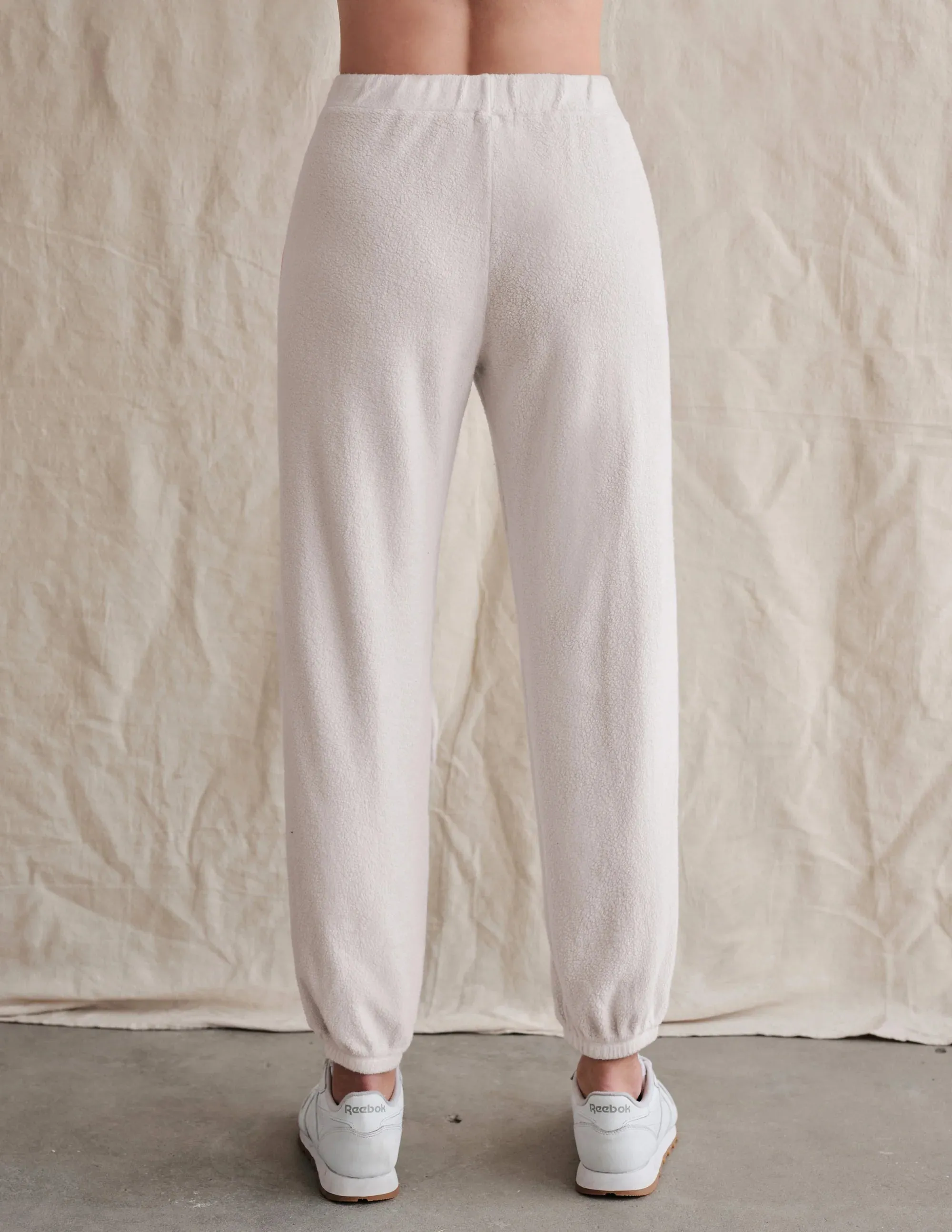 Faux Sherpa Sweatpant Oatmilk