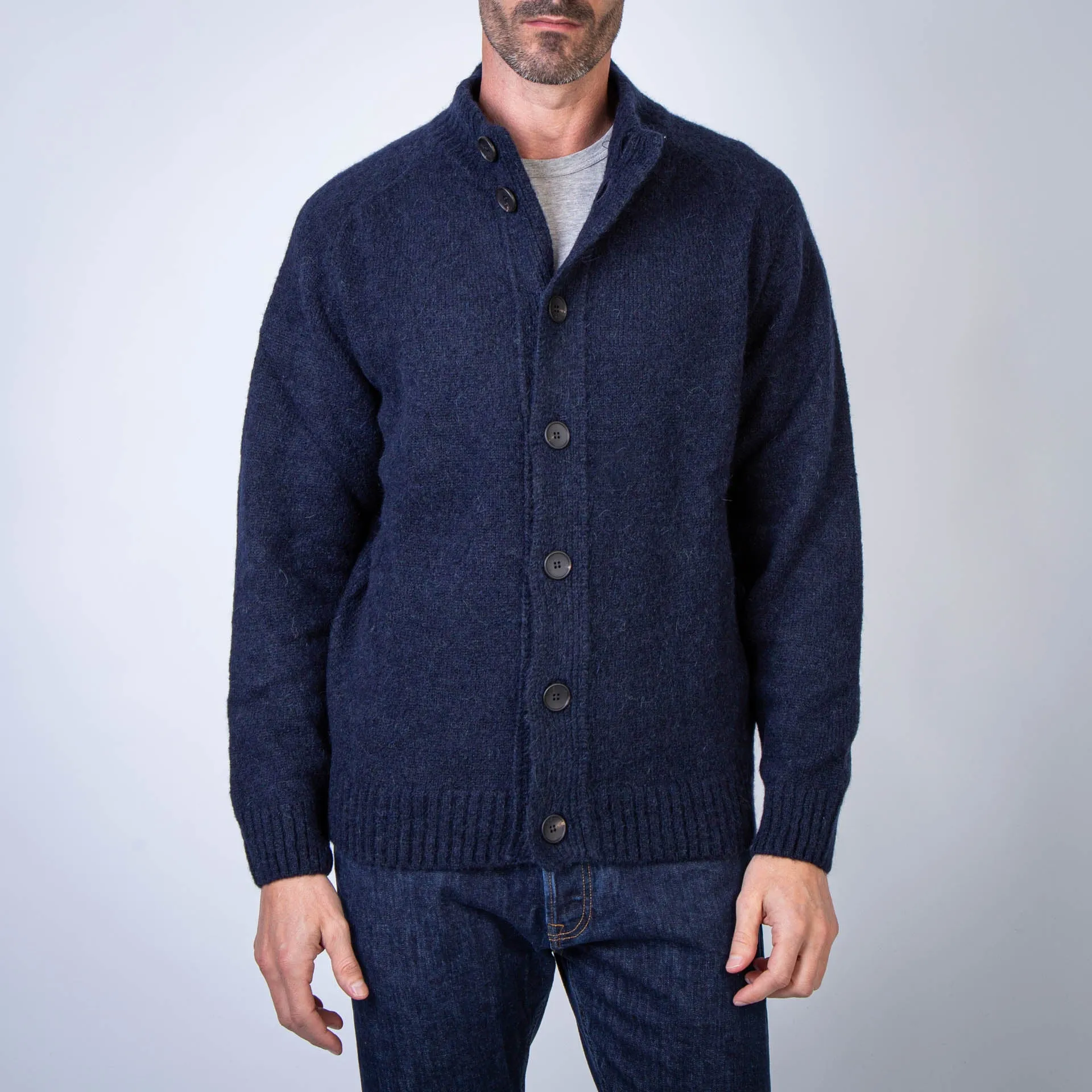 FILIPPO DE LAURENTIIS CARDIGAN BB3MLM WA5R 890 BLUE