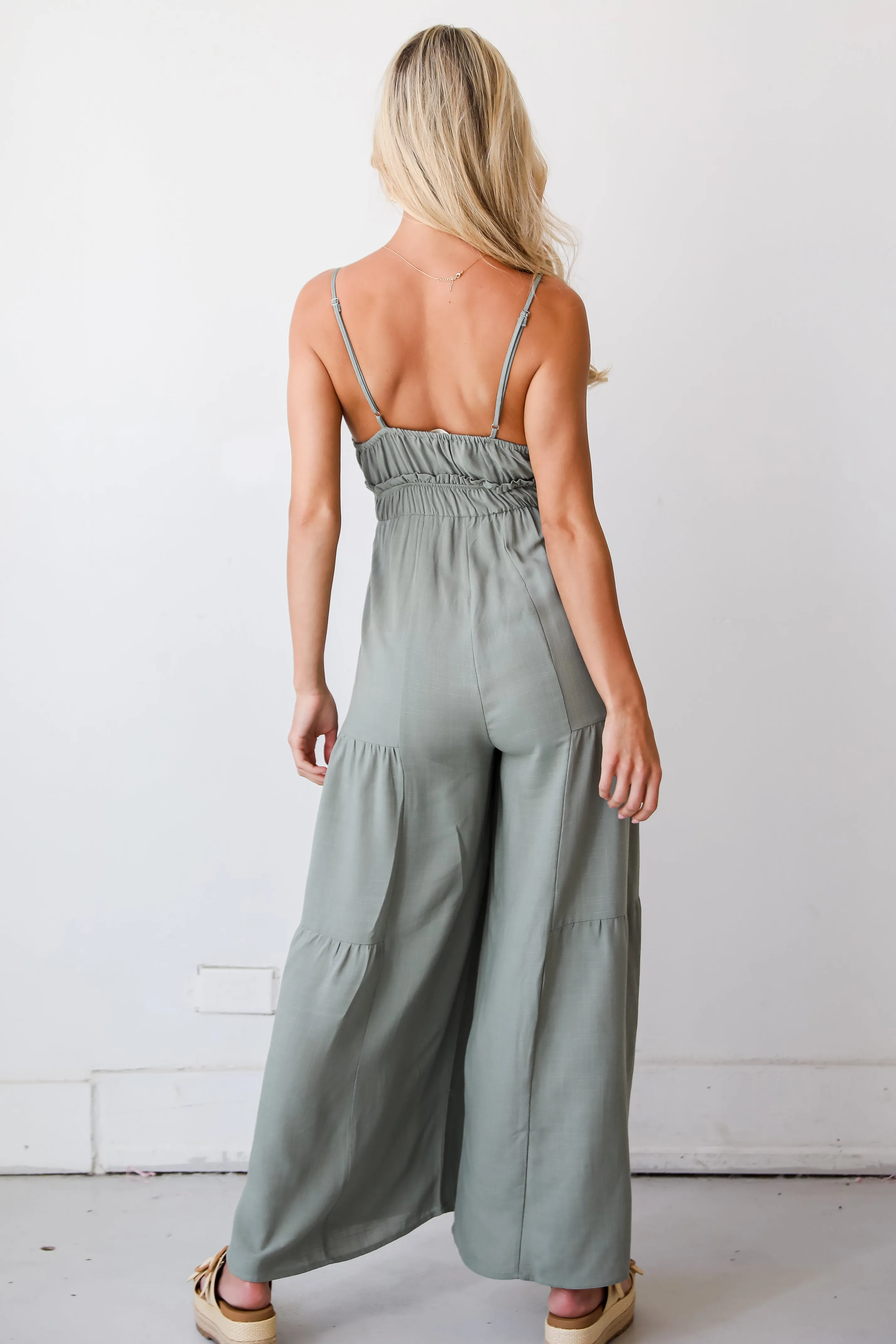 FINAL SALE - Delightfully Charming Jumpsuit