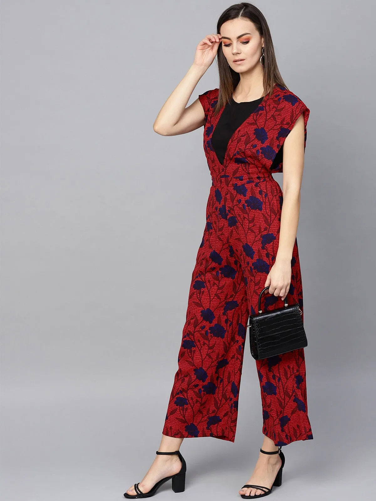 Floral Printed Jumpsuit