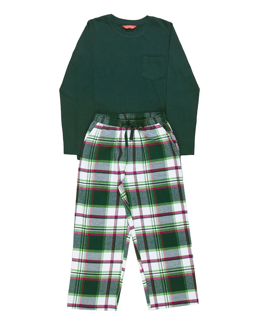 Forrest Kids Unisex Jersey T-shirt and Brushed Check Pyjama Set