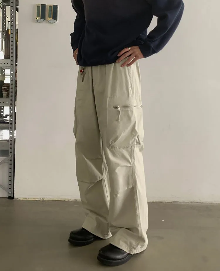 Functional Pleats Cargo Pants