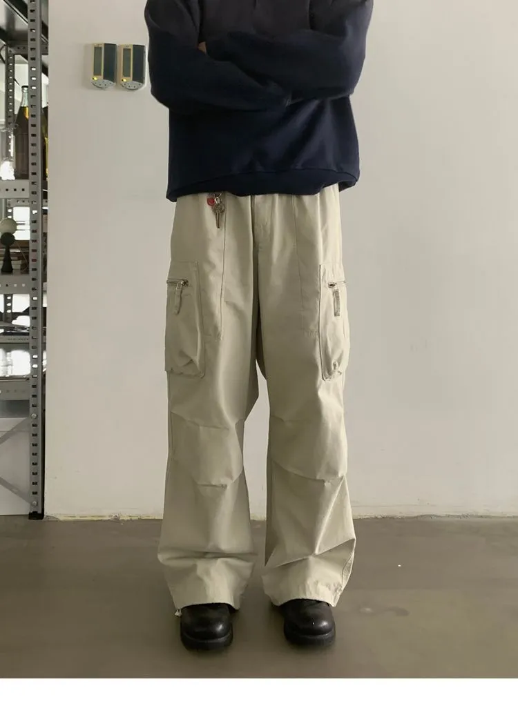 Functional Pleats Cargo Pants