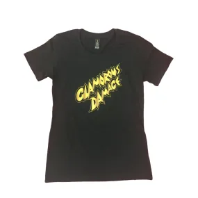 Glamorous Damage / Womens Black T-Shirt