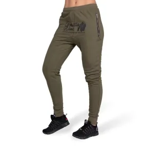 Gorilla Wear Celina Drop Crotch Joggers - Army Green