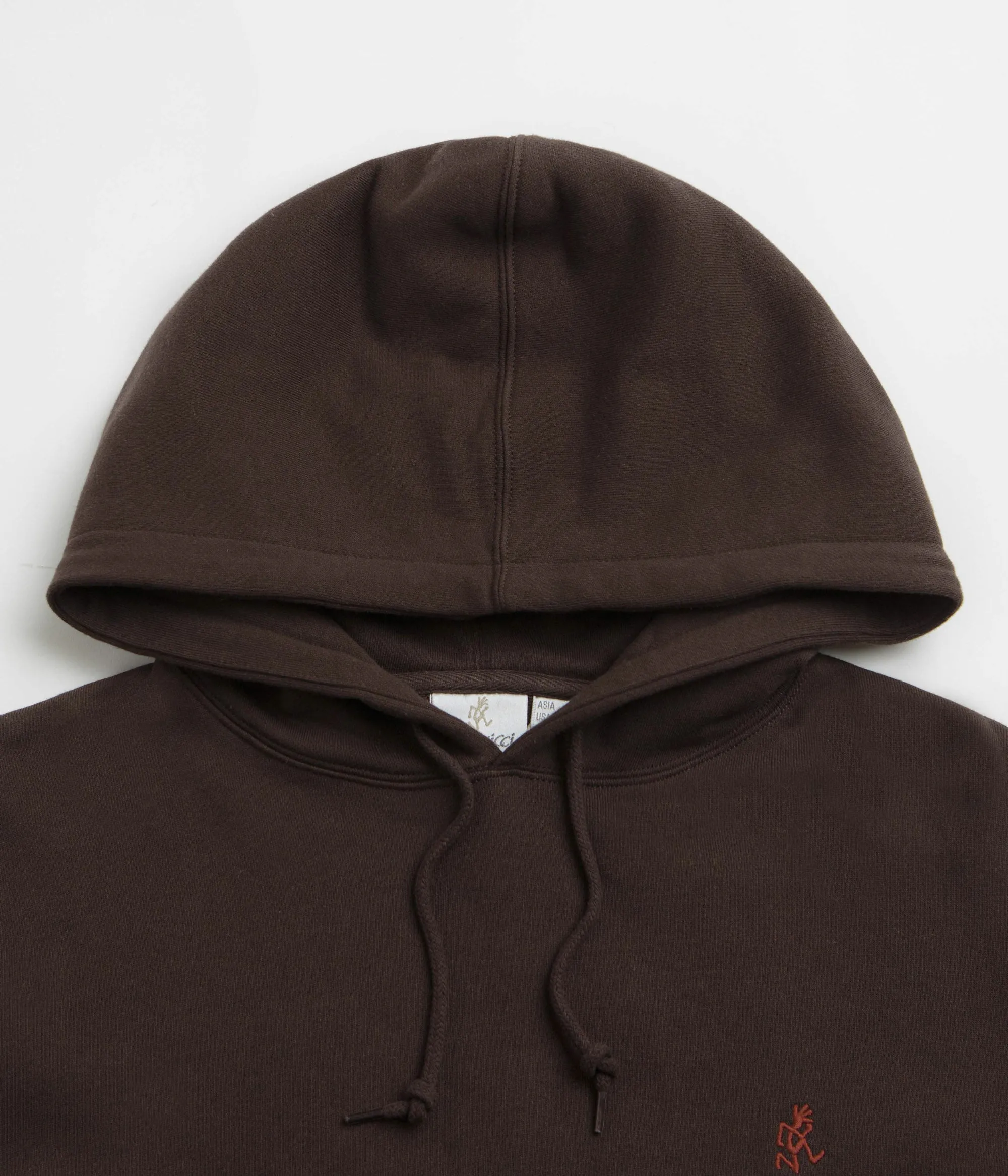 Gramicci One Point Hoodie - Dark Brown