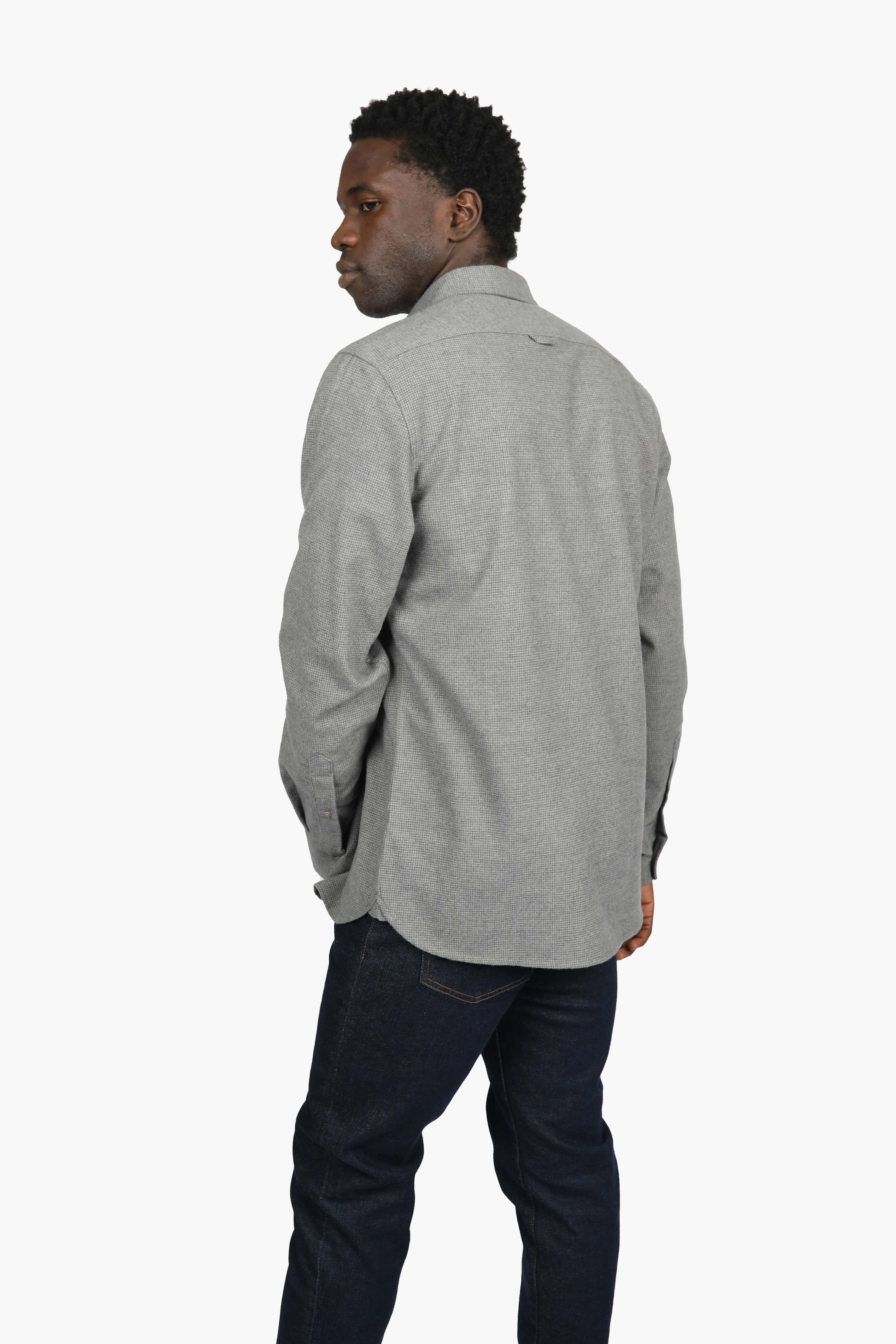 Grey Mini Check Shirt