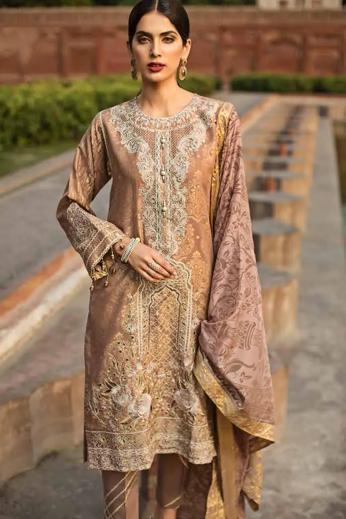 Gul Ahmed Glamorous Luxury Limited Eid Edition 2019 – 3 PC Embroidered Suit EA-62