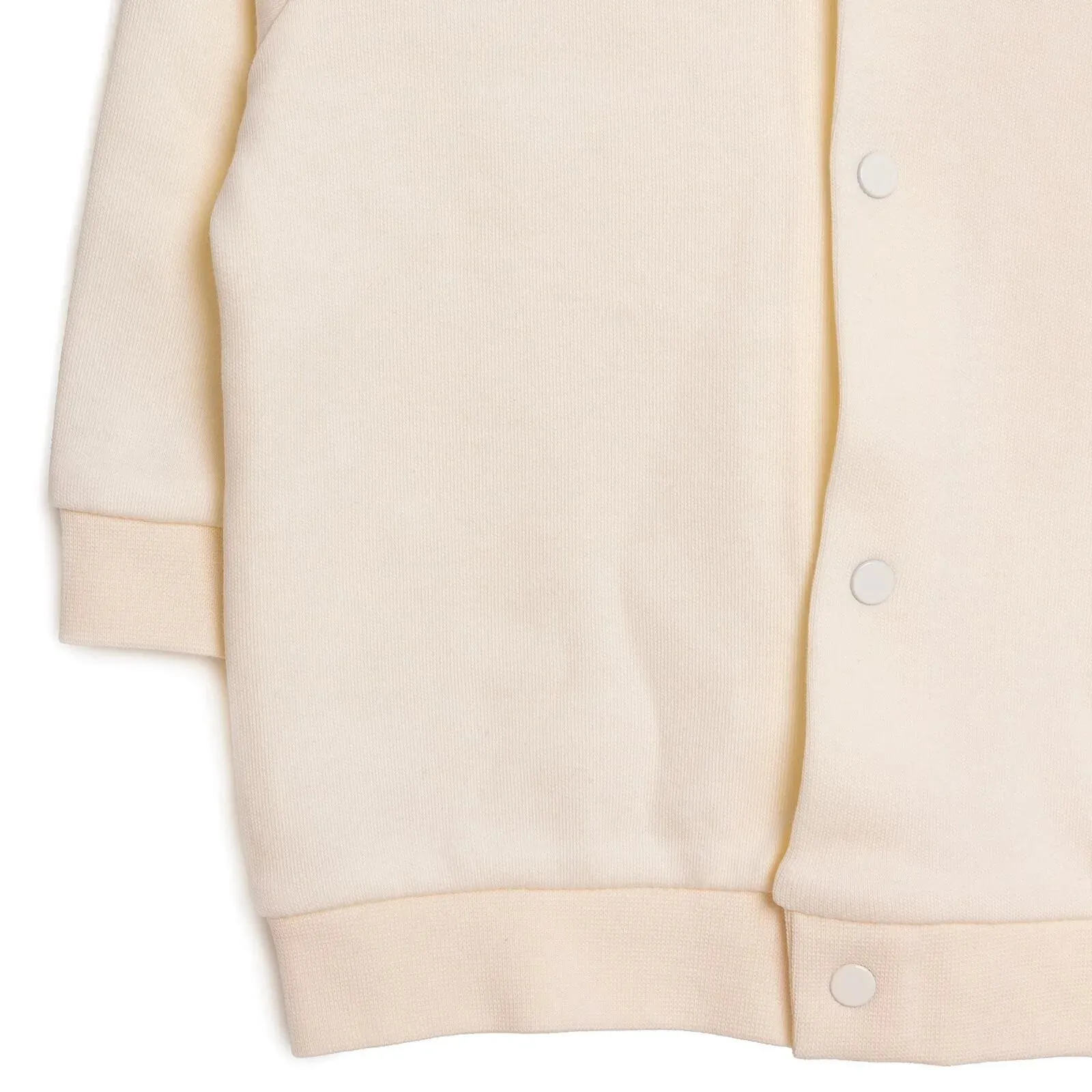 HelloBaby Basic Rib Cardigan - Ecru